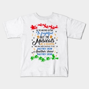 Christmas Theatre Gift. Theatre Lover Gift. Christmas Gift for an Actor/Actress. Kids T-Shirt